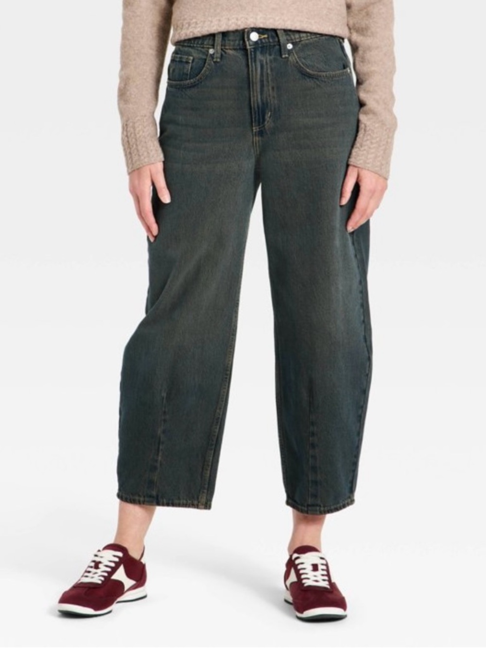 NWT Wide Leg High-Rise Easy Barrel  Jeans